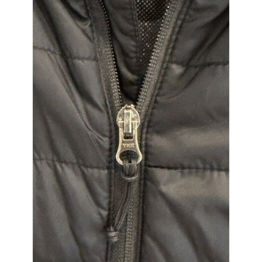 Columbia Mens Omni Heat Black Full Zip Vest Thermal Silver Lined Size Large